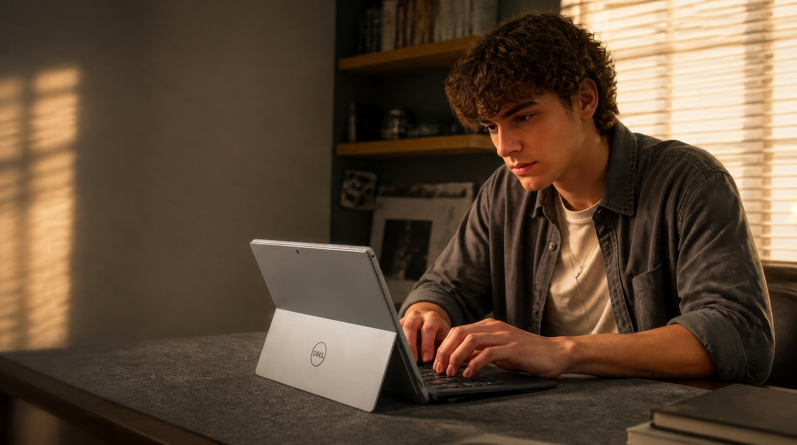 A tested used laptop ready for work and school